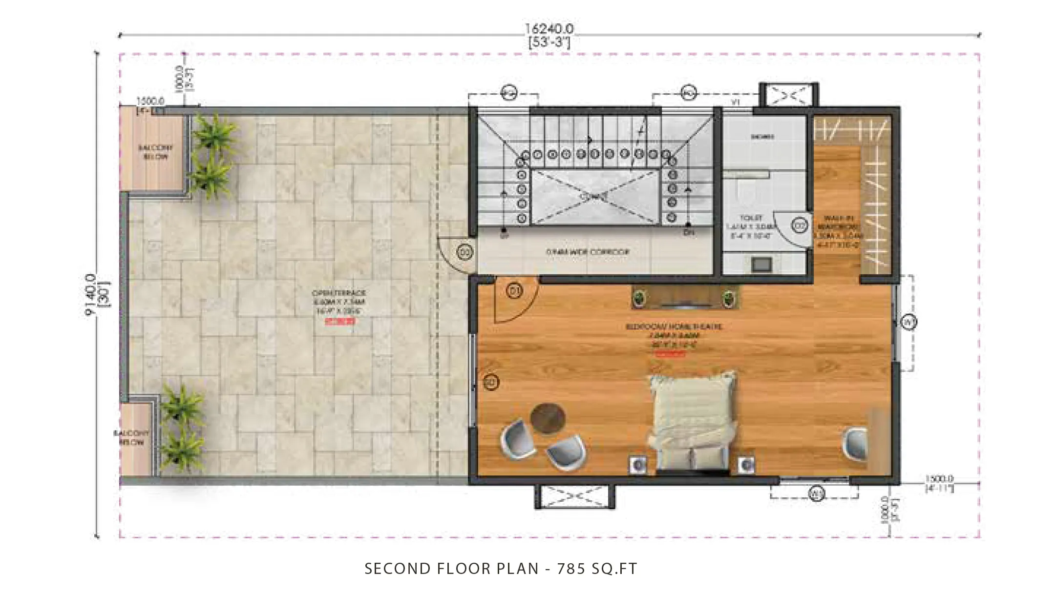 golden opulence floor plan image